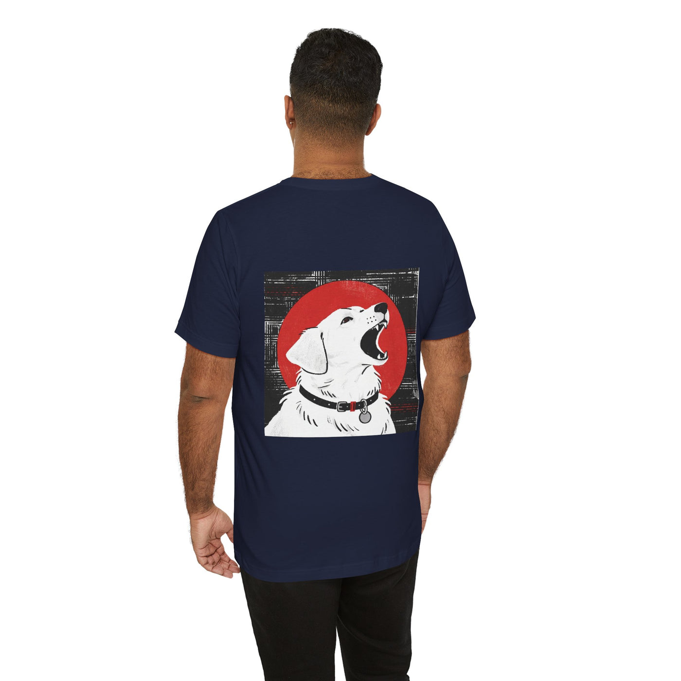 Dog Lover's Unisex Short Sleeve Tee Dog Head style | Pet Enthusiast Shirt, Gift for Dog Lovers, Animal Lovers Apparel, Casual Wear, Fun Dog Graphic T-Shirt