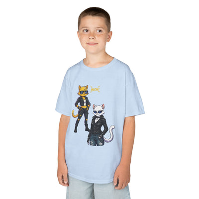 Cool Cat Girls Unisex Kids Heavy Cotton™ Tee