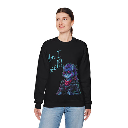 Cool Cat Unisex Heavy Blend Crewneck Sweatshirt style 2