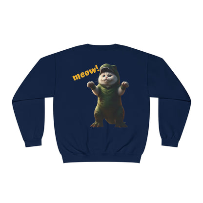 Cat-zilla style 2 Unisex NuBlend Crewneck Sweatshirt