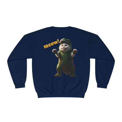 Cat-zilla style 2 Unisex NuBlend® Crewneck Sweatshirt