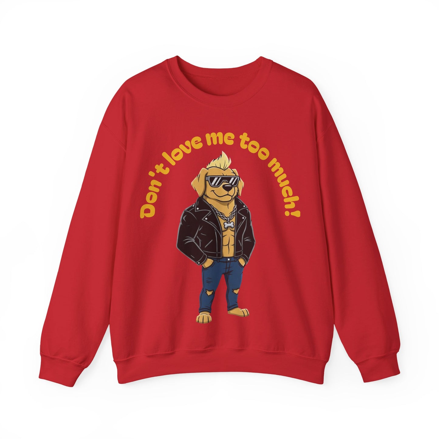 Cool Dog Unisex Heavy Blend Crewneck Sweatshirt style 2