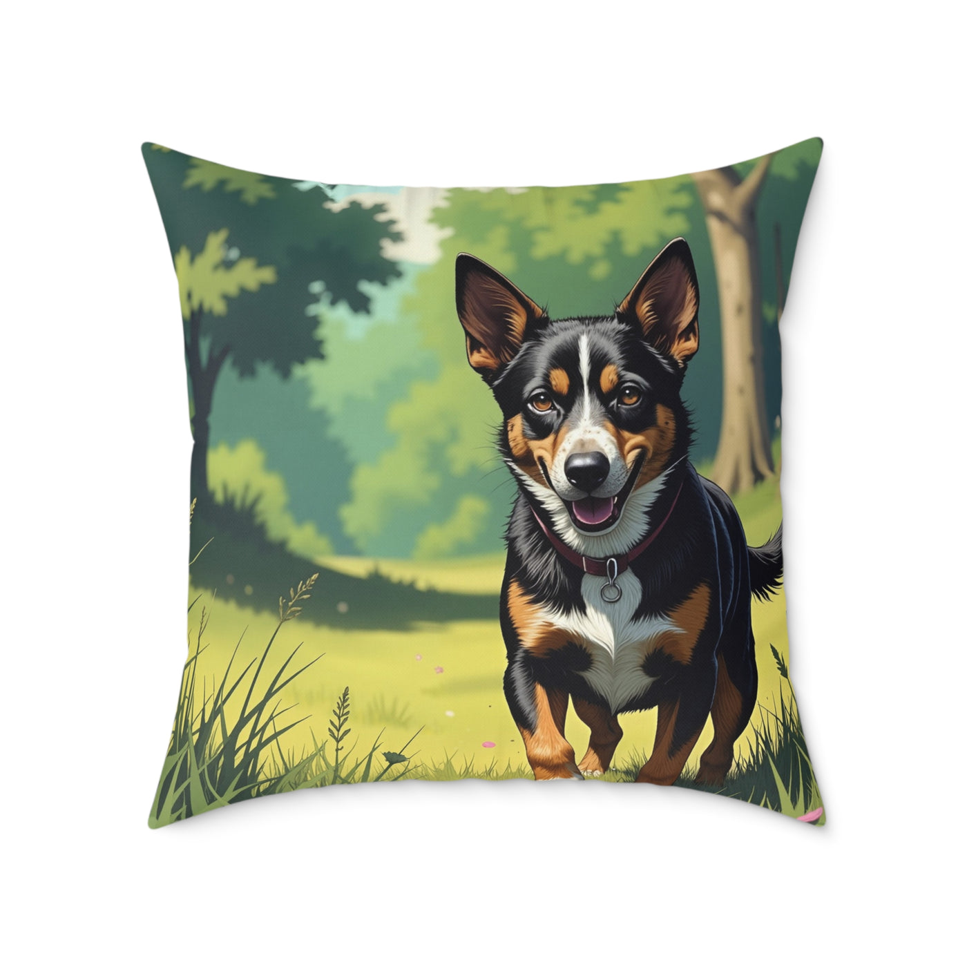 Dog Art style 1 Pillow, Pet Lover Gift, Home Decor, Animal Lover Cushion, Custom Pet Pillow