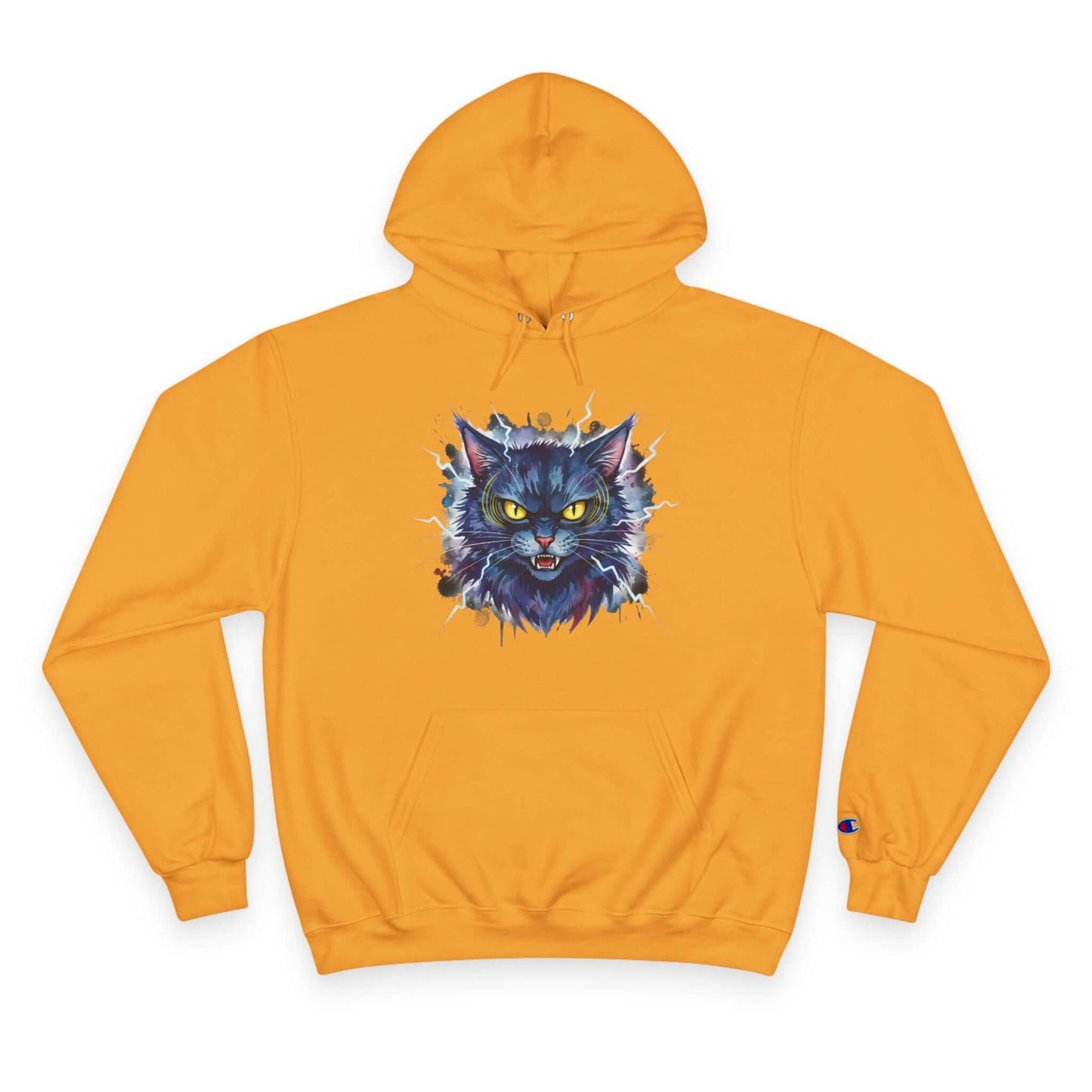 Mad Cat Men and Women Champion Hoodie style 4