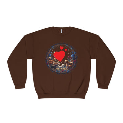 Cats & Dogs Full of Love Unisex NuBlend® Crewneck Sweatshirt