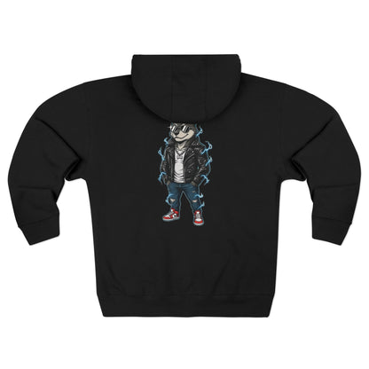 Top Dog Streetwear Graphic Unisex Zip Hoodie