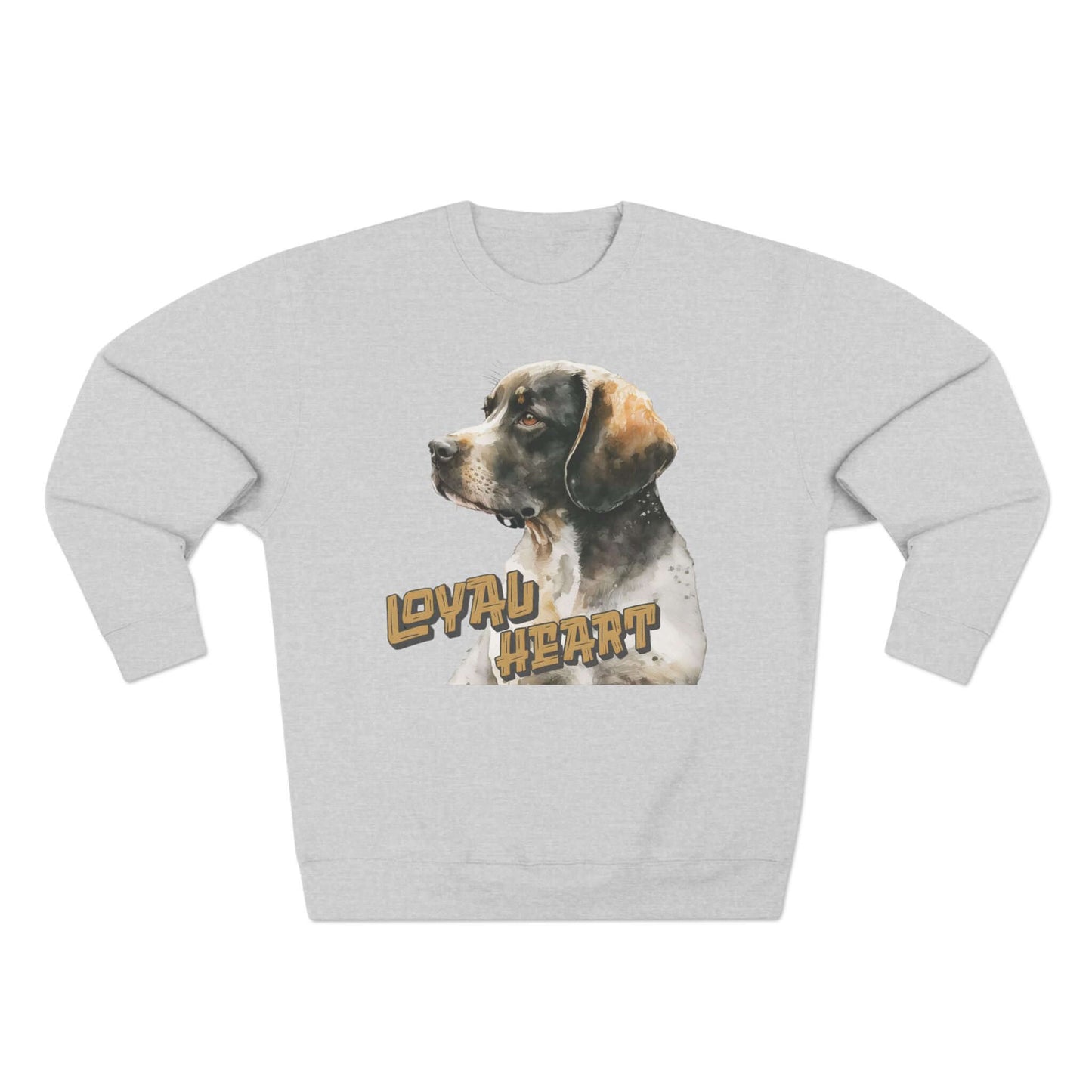 Loyal Heart Dog Lover Unisex Crewneck Sweatshirt style 4