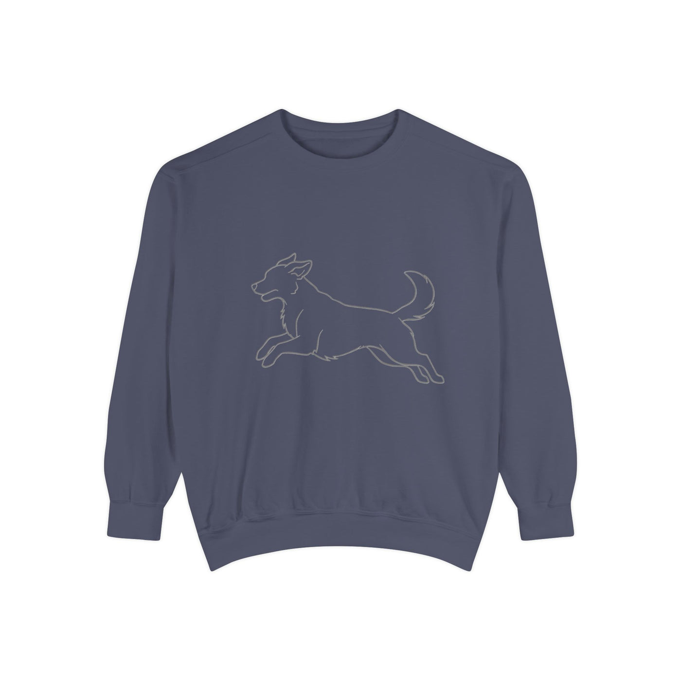 Running Dog Shadow style 1 Cozy Graphic Unisex Crewneck Sweatshirt