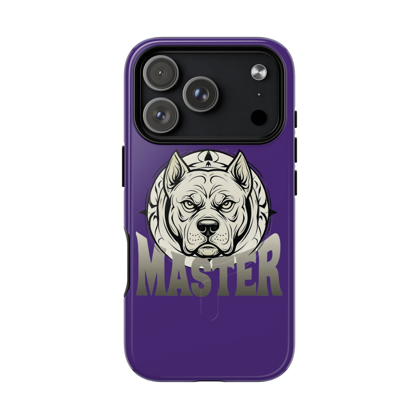 Master Dog Purple Tough Magnetic iPhone 17 / 17 Air / Pro / Pro Max Protective Case support MagSafe