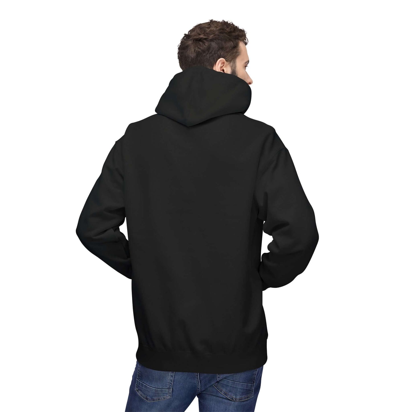 Kitten hiding in Christmas stocking Unisex Fleece Hoodie style 2