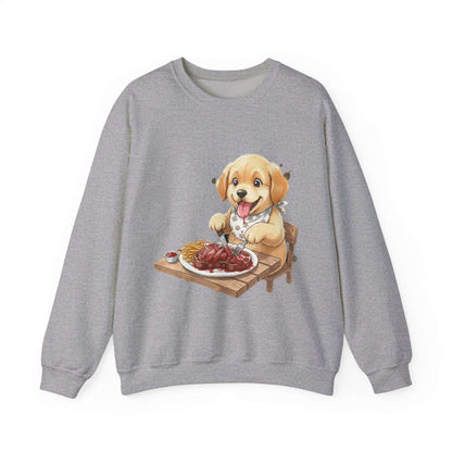 Watercolor Dog painting Unisex Crewneck Sweatshirt style 1