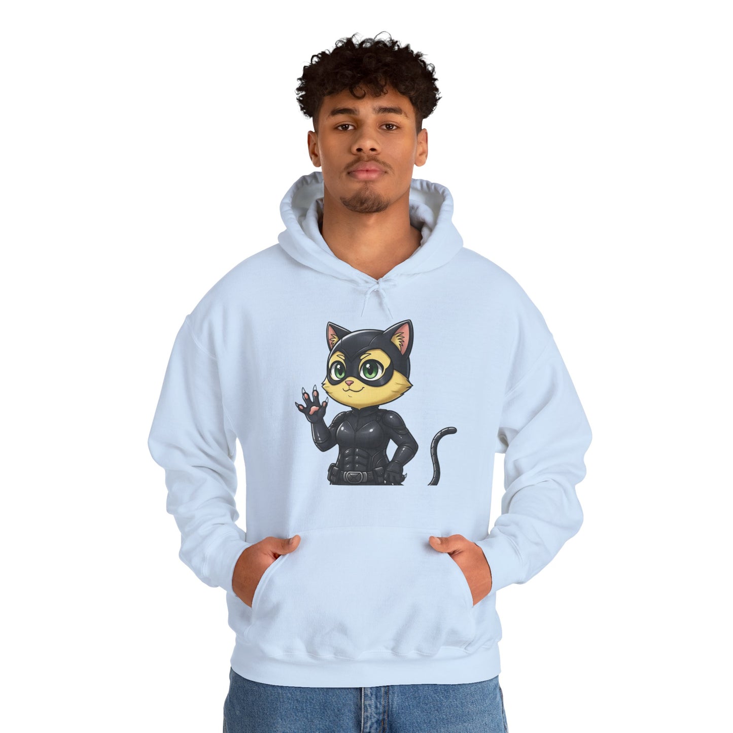 Cat cosplay Cat Woman Funny Design Unisex Hoodie style 2