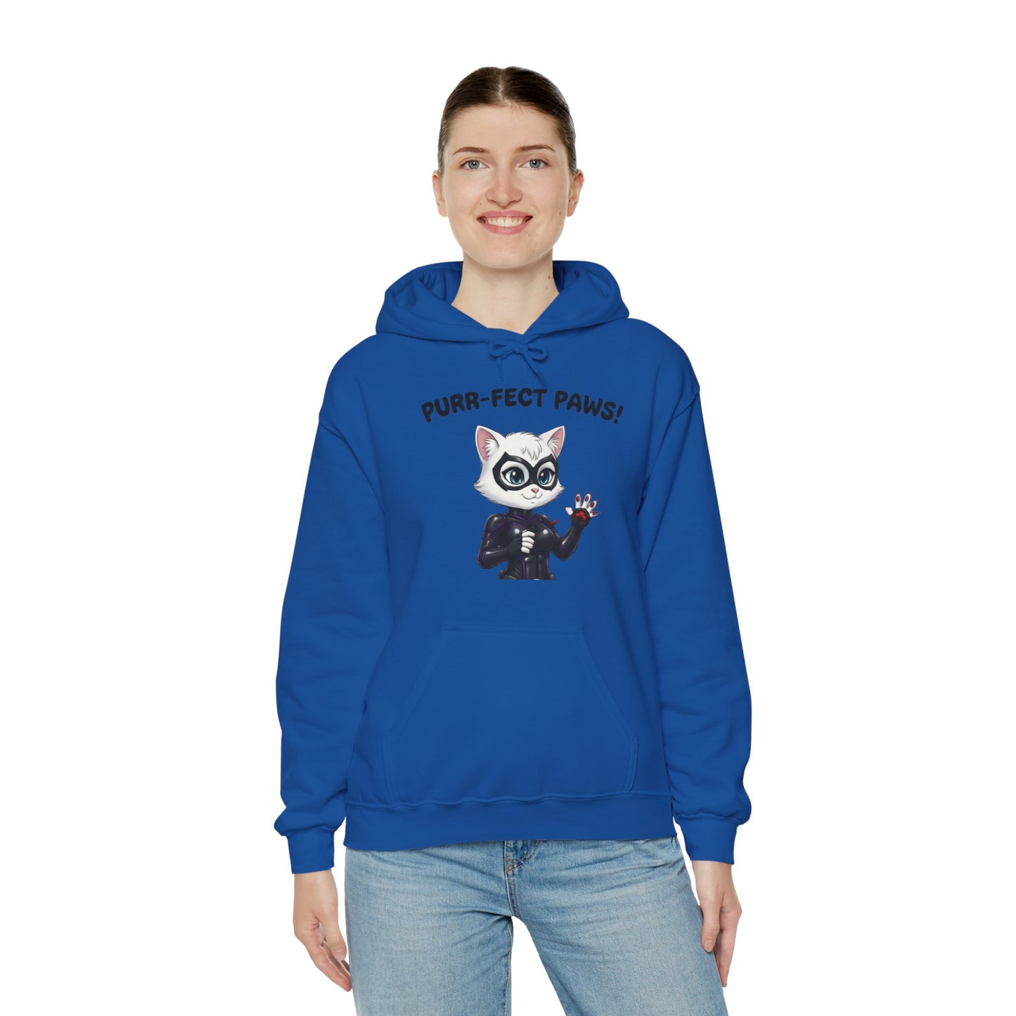 Cat cosplay Cat Woman Funny Design Unisex Hoodie style 1