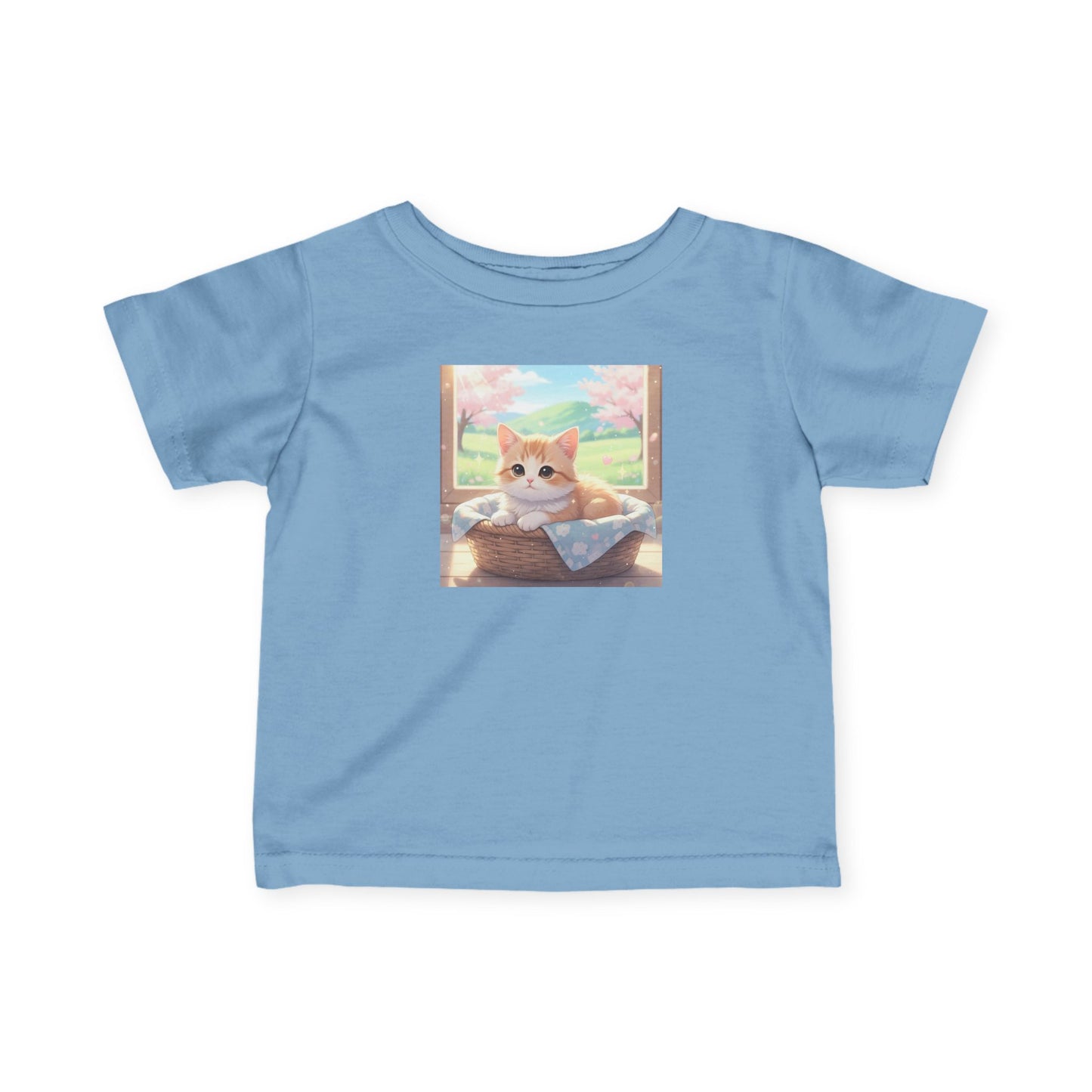 Cute Kitten Infant Baby Fine Jersey T-Shirt style 1