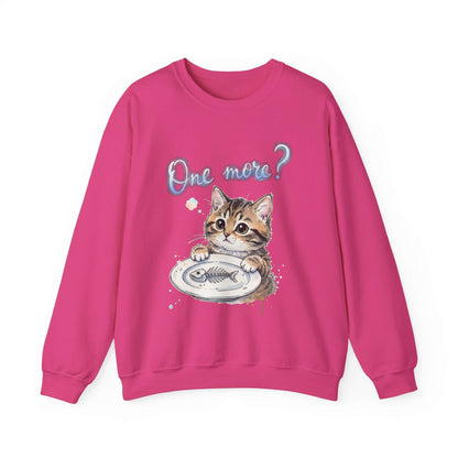 Watercolor Cat painting Unisex Crewneck Sweatshirt style 3