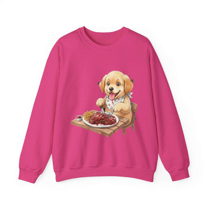 Watercolor Dog painting Unisex Crewneck Sweatshirt style 1