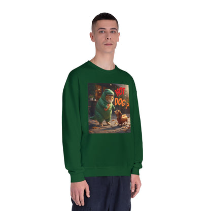 Tyrannosaurus Cat & Hot Dog Unisex NuBlend Sweatshirt