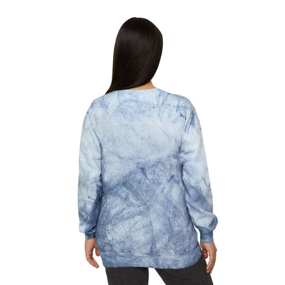 Let Me Go Cat Cozy Crewneck Sweatshirt Tie-Dye style 2
