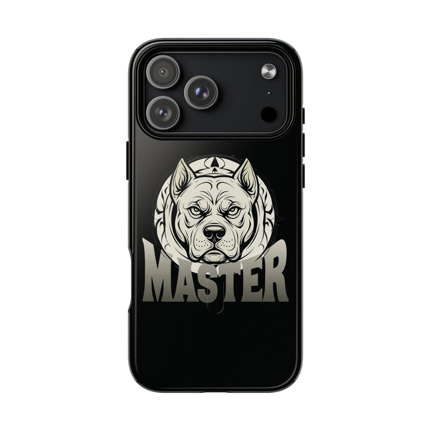 Master Dog Black Tough Magnetic iPhone 17 / 17 Air / Pro / Pro Max Protective Case support MagSafe