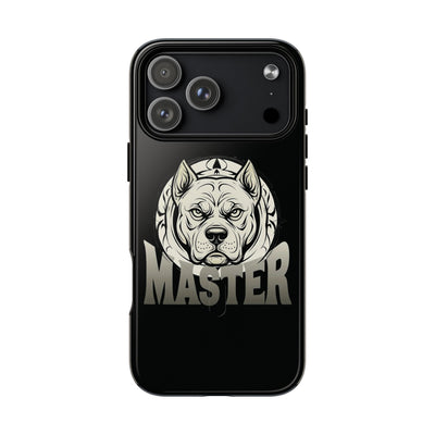 Master Dog Black Tough Magnetic iPhone 17 / 17 Air / Pro / Pro Max Protective Case support MagSafe