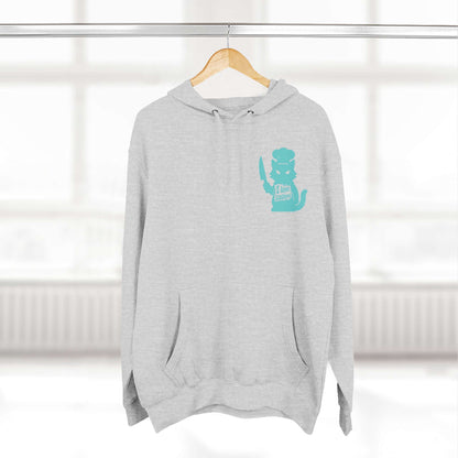 Cat Love Sashimi Graphic Unisex Fleece Hoodie