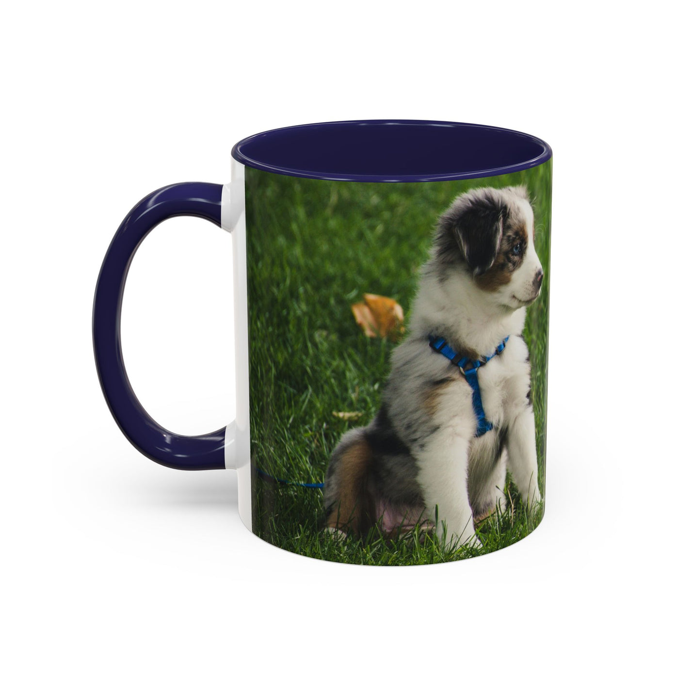 Dog Print Accent Coffee Mug - Dog Lover Gift, Cute Pet Mug, Animal Print Cup, Coffee Tea Mug, Unique Dog Themed Gift