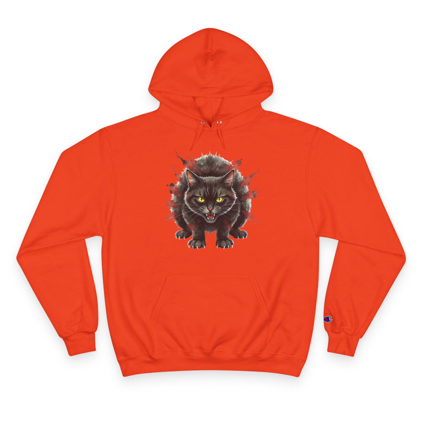 Mad Cat style 3 Men and Women Champion Hoodie