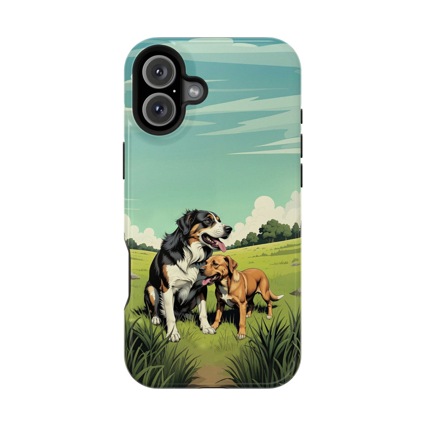 Dog Lovers' Magnetic Impact-Resistant Phone Case comic style 3, Cute Dog Design, Pet Owner Gift, Animal Lover Accessory, Birthday Gift for Dog Lovers