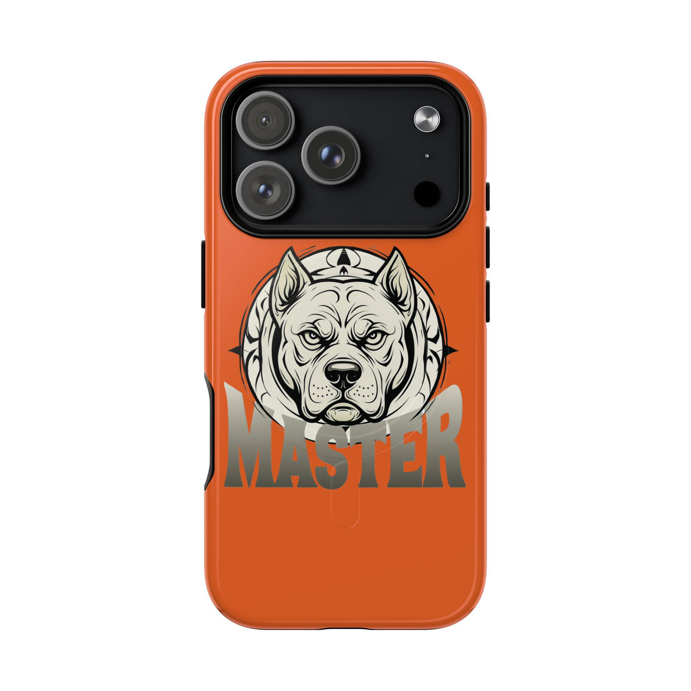 Master Dog Orange Tough Magnetic iPhone 17 / 17 Air / Pro / Pro Max Protective Case support MagSafe