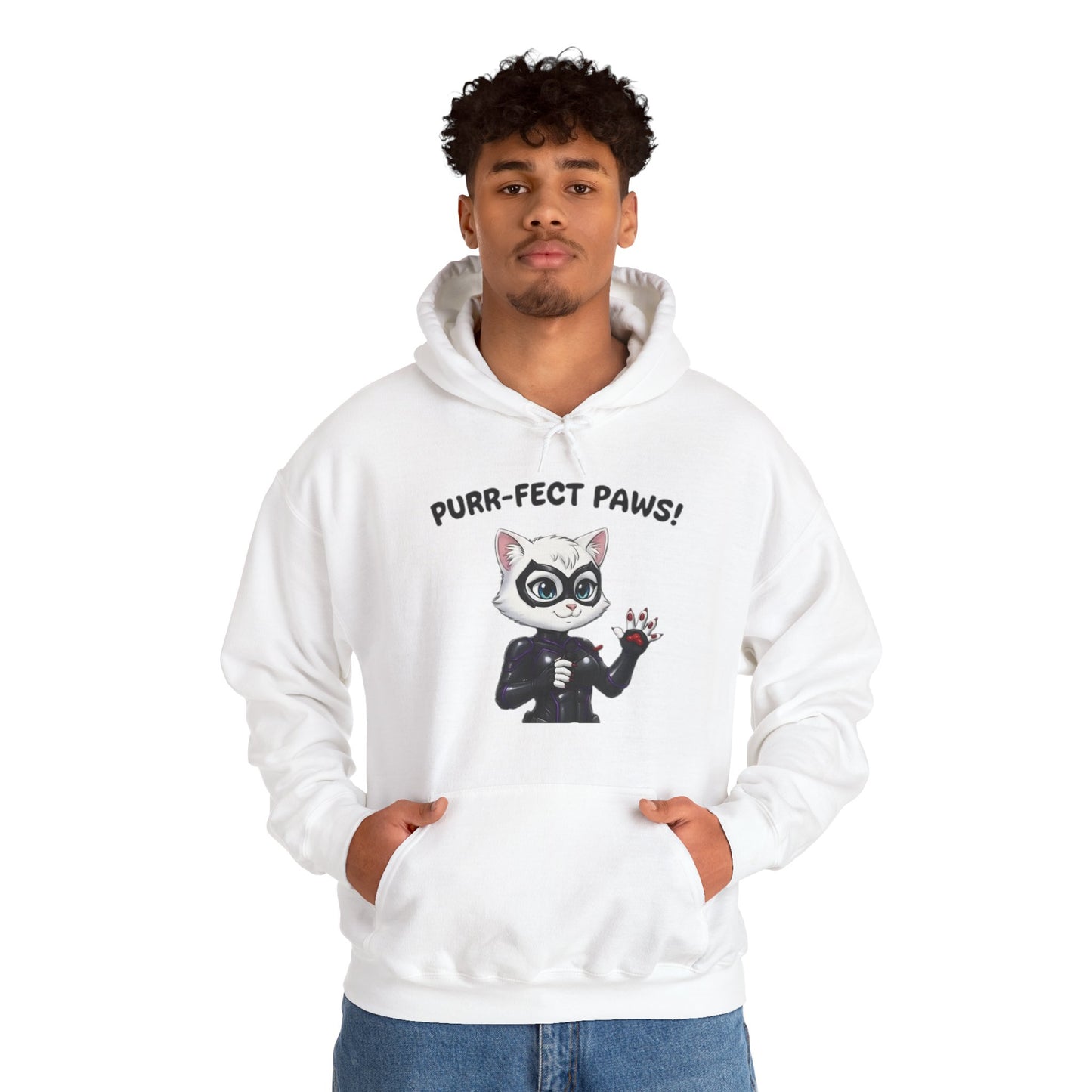 Cat cosplay Cat Woman Funny Design Unisex Hoodie style 1