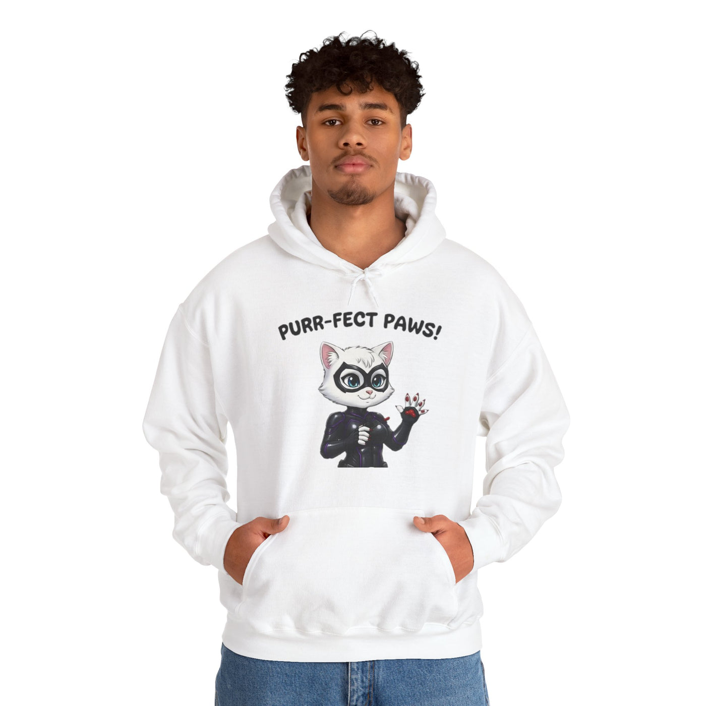 Cat cosplay Cat Woman style 1 Unisex Hoodie - Fun & Playful Design