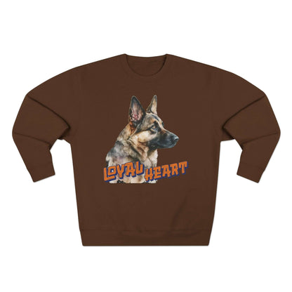 Loyal Heart Dog Lover Unisex Crewneck Sweatshirt style 2