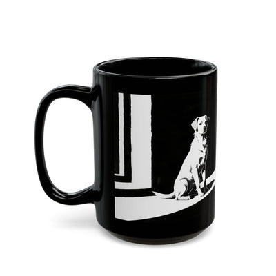 Stylish Black Dog Mug - Perfect for Pet Lovers, Gifts, Coffee Lovers, Home & Office, Dog Mom/Dad