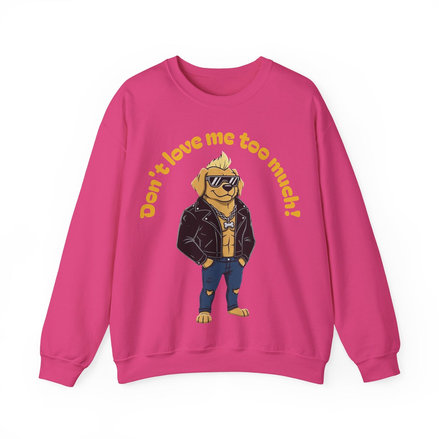 Cool Dog Unisex Heavy Blend Crewneck Sweatshirt style 2