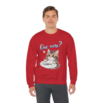 Watercolor Cat painting Unisex Crewneck Sweatshirt style 3