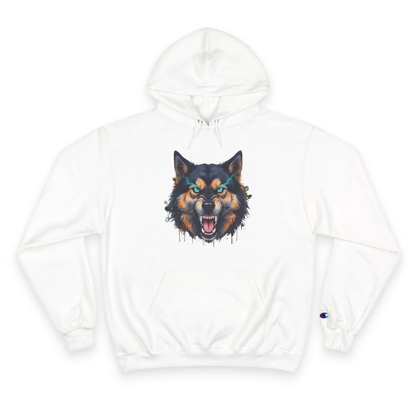 Angry Dog Men and Women Champion Hoodie style 1