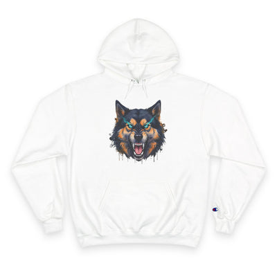 Angry Dog style 1 Men and Women Champion Hoodie