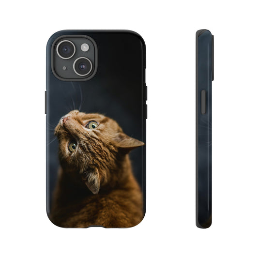Yellow Cat - Tough Phone Case for Apple iPhone & Samsung Galaxy, Cute Pet Accessories, Gift for Cat Lovers