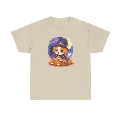 Halloween cute puppy anime style 1 Unisex Tee - Cute Dog T-Shirt for Pet Lovers, Dog Owners, Sports Enthusiasts, Gifts for Animal Lovers, Casual Everyday Wear