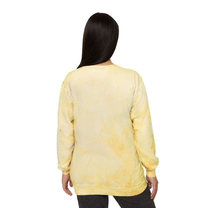 Let Me Go Cat Cozy Crewneck Sweatshirt Tie-Dye style 3