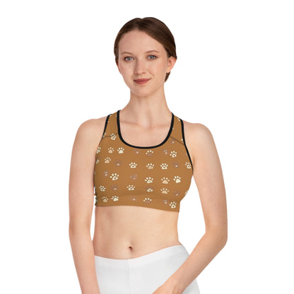 Cat Paw Print Women Fitness Activewear Sports Bra style 3