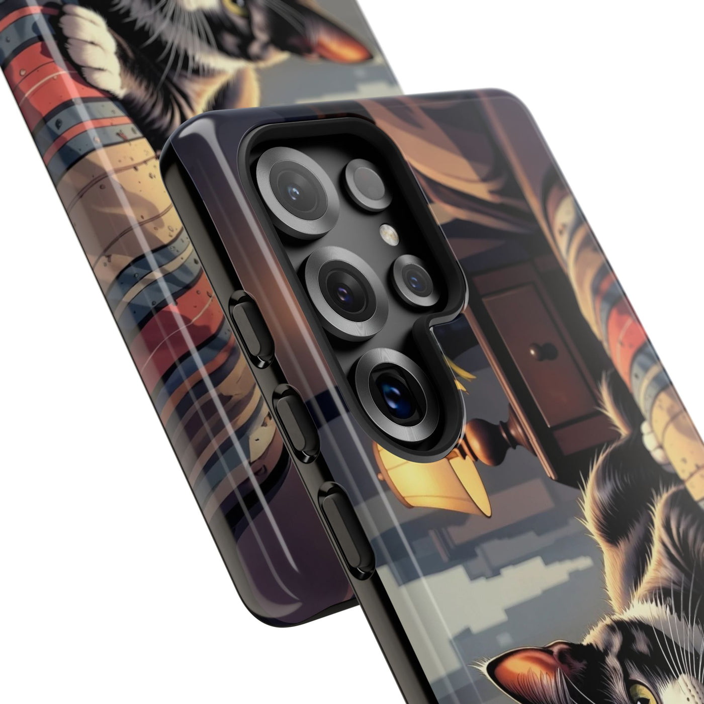 Cat on the bed - Tough Phone Case for Apple iPhone & Samsung Galaxy, Cute Pet Accessories, Gift for Cat Lovers