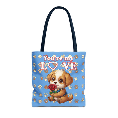 Cute Dog Lover Tote Bag - You're My Love style 1