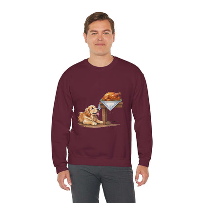 Watercolor Dog painting Unisex Crewneck Sweatshirt style 2