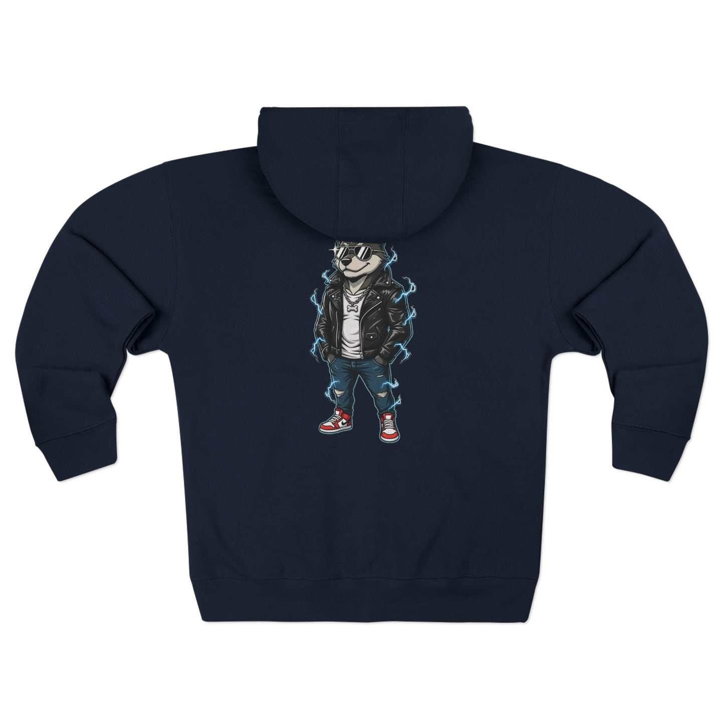 Top Dog Streetwear Graphic Unisex Zip Hoodie
