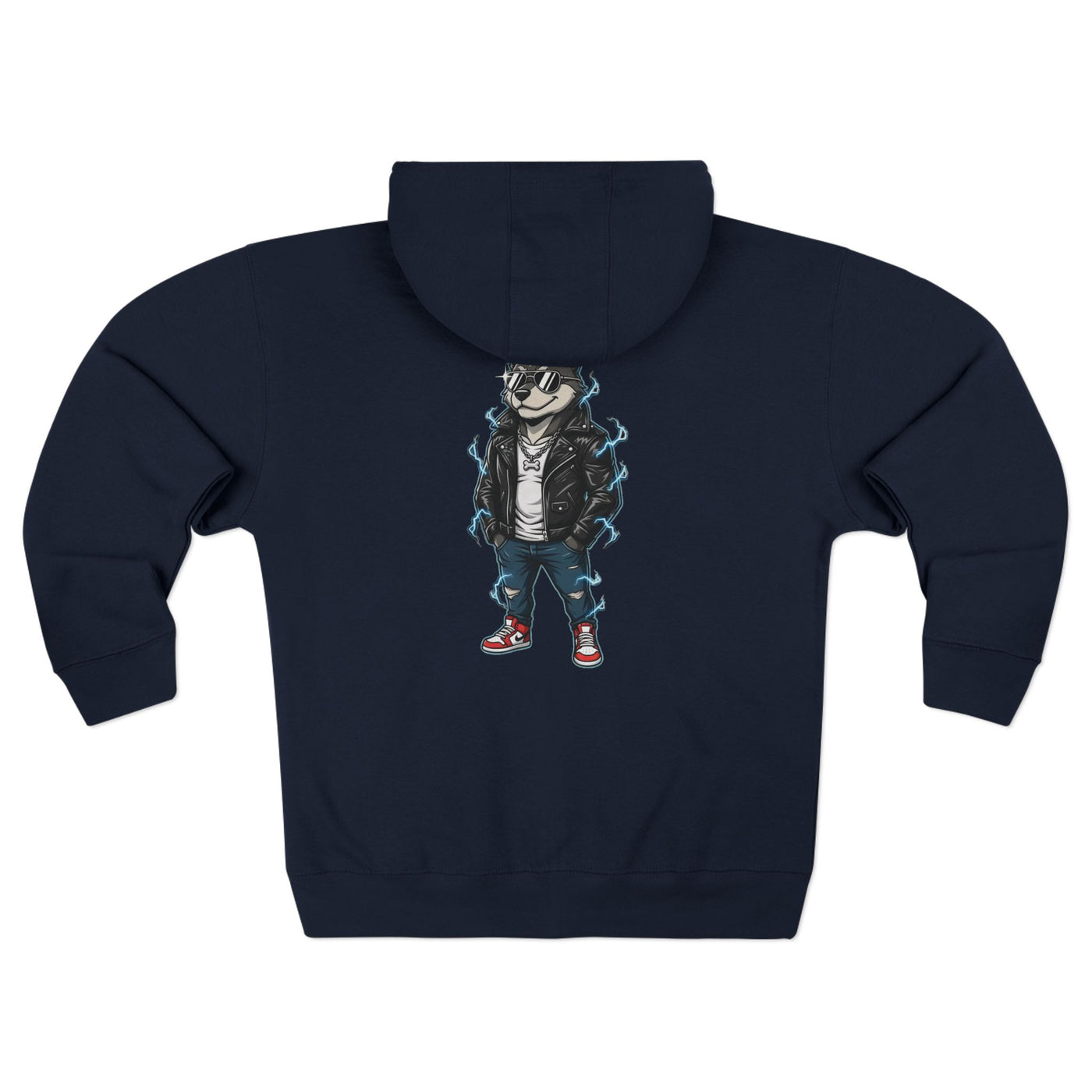 Top Dog Unisex Zip Hoodie, Graphic Hoodie, Streetwear, Animal Lover Gift, Casual Wear, Skater Style