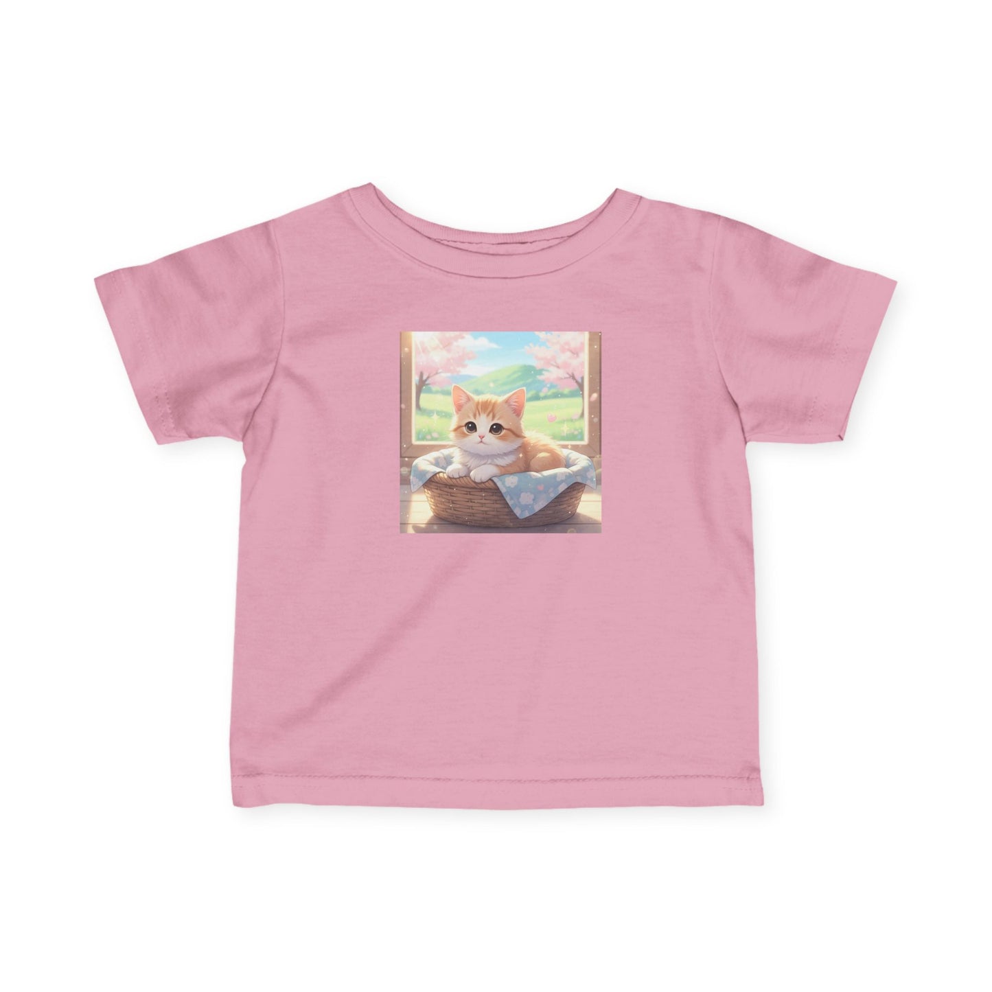 Cute Kitten Infant Baby Fine Jersey T-Shirt style 1