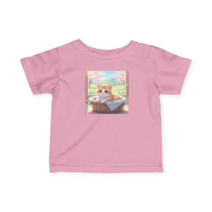 Cute Kitten Infant Baby Fine Jersey T-Shirt style 1