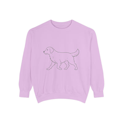 Walking Dog Shadow style 1 Cozy Graphic Unisex Crewneck Sweatshirt