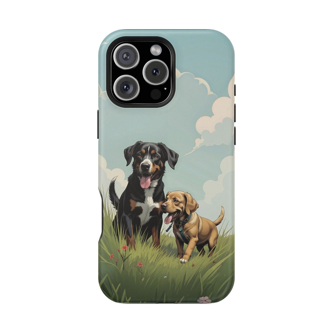 Dog Lovers' Magnetic Impact-Resistant Phone Case comic style 4, Cute Dog Design, Pet Owner Gift, Animal Lover Accessory, Birthday Gift for Dog Lovers